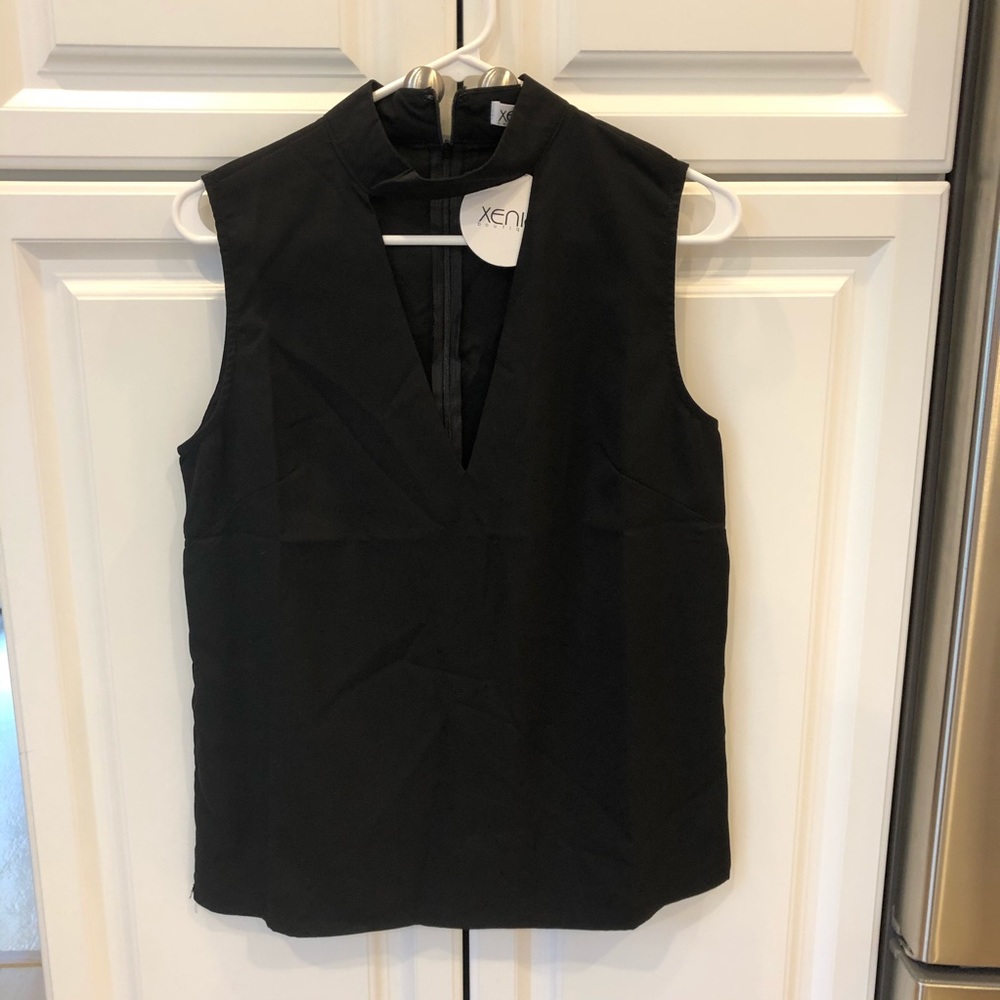 New Xenia hello molly black choker tank top M
